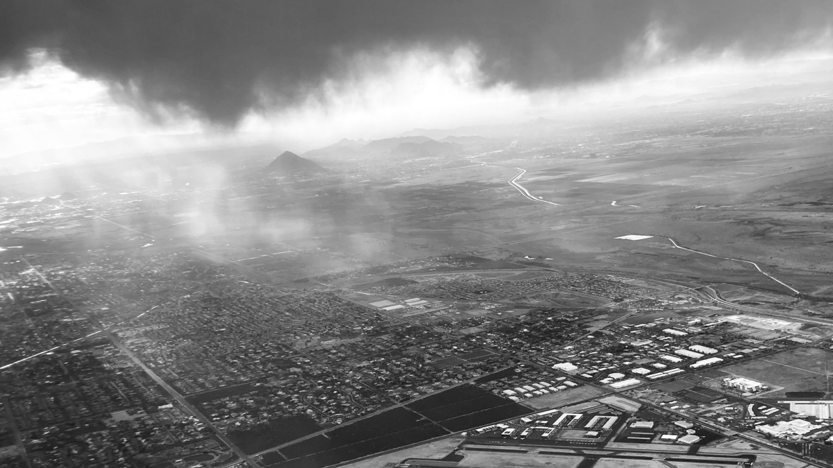 Black & White Aerial Arizona | Landscape Photography